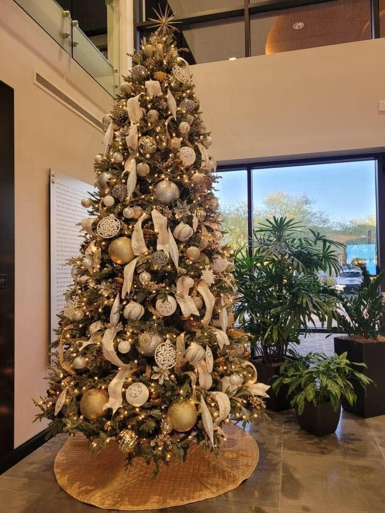 Gold and ivory tree